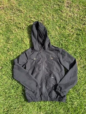Volcom Black Hooded Jacket